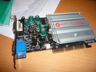 Лот: 800902. Фото: 1. Nvidia GeForce FX5200. Видеокарты