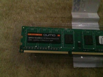 Лот: 11159371. Фото: 1. Оперативная память Qumo DDR3 1600... Оперативная память