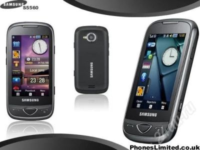 Лот: 505035. Фото: 1. Samsung GT-S5560, Noble Black... Кнопочные мобильные телефоны