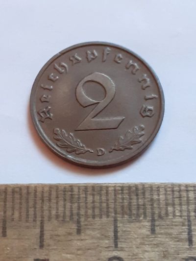 Лот: 25850231. Фото: 1. (№18621) Германия 2 Пфенингf 1937... Германия и Австрия