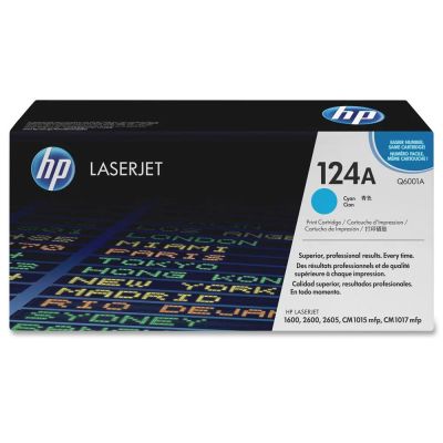 Лот: 6755245. Фото: 1. Картридж hp Q6001A (№124A) CYAN... Картриджи, расходные материалы