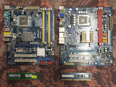 Лот: 4543690. Фото: 1. 2е материнские платы (LGA 775... Материнские платы