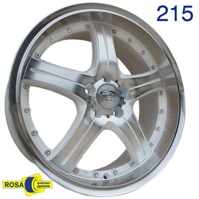 Лот: 4117304. Фото: 1. Комплект Sakura Wheels R296 5... Диски