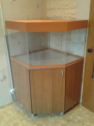 Лот: 5260013. Фото: 1. угловой аквариум 200л. Аквариумы, террариумы