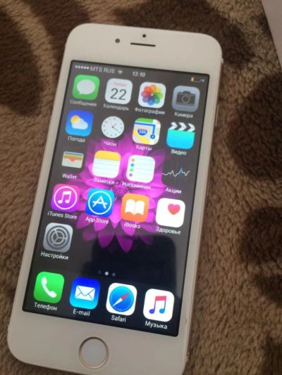 Лот: 7742300. Фото: 1. Iphone 6s 62gb GOLD. Смартфоны