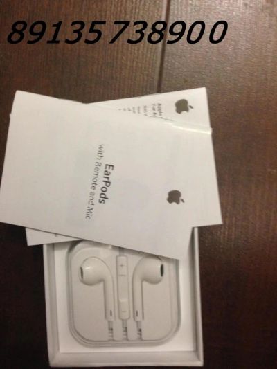 Лот: 3175034. Фото: 1. Гарнитура (Наушники) Earpods... Красноярск
