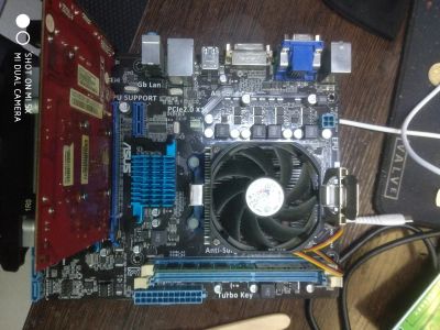 Лот: 17684147. Фото: 1. Материнская плата ASUS M5A78L-M... Комплекты запчастей