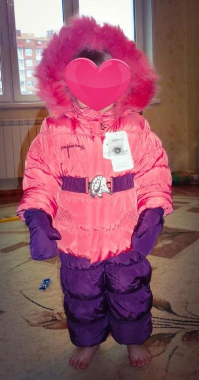 Лот: 6113658. Фото: 1. Зимний костюм для девочки 2-3... Верхняя одежда
