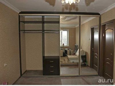 Лот: 8898118. Фото: 1. Шкаф зеркальный встраиваемый в... Шкафы, шкафы-купе