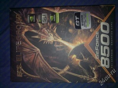 Лот: 529745. Фото: 1. ECS GeForce 8500GT 512mb. Видеокарты