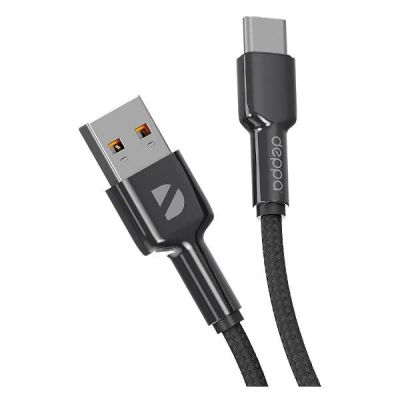 Лот: 24496525. Фото: 1. Кабель Deppa USB/USB Type-C, 1... Дата-кабели, переходники