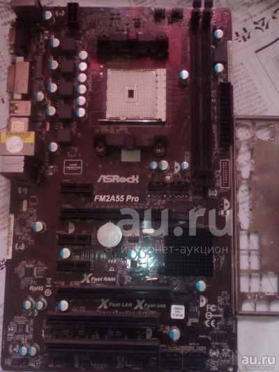 Лот: 20842938. Фото: 1. Материнская плата ASRock FM2A55pro... Материнские платы