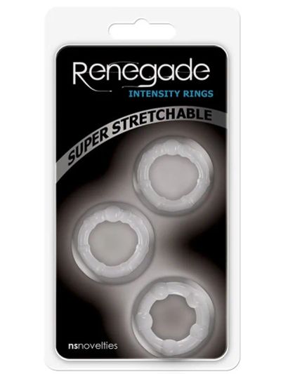 Лот: 22068163. Фото: 1. Набор из трех колец на пенис Renegade... Игрушки