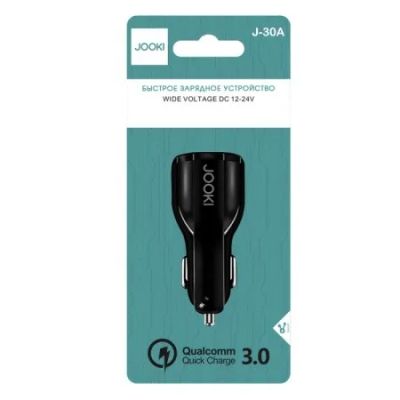 Лот: 19523064. Фото: 1. Авто-адаптер 12V->2*USB 3A QC3... Другое (оснащение, оборудование, аксессуары)
