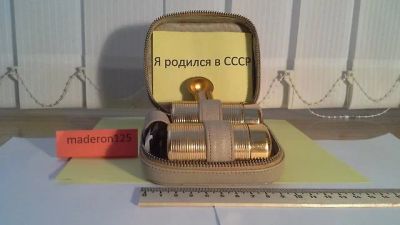 Лот: 7453309. Фото: 1. Несессер дорожный чехословакия... Другое (антиквариат)