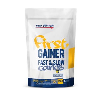 Лот: 13903558. Фото: 1. First Gainer Fast & Slow Carbs... Спортивное питание, витамины