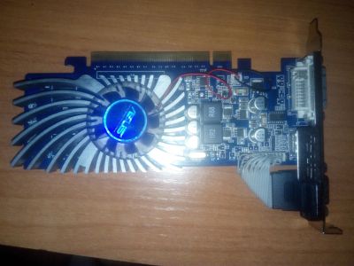 Лот: 15419251. Фото: 1. Видеокарта asus gt210. Видеокарты
