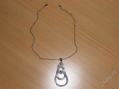 Лот: 365463. Фото: 1. колье черное серебристое. Колье