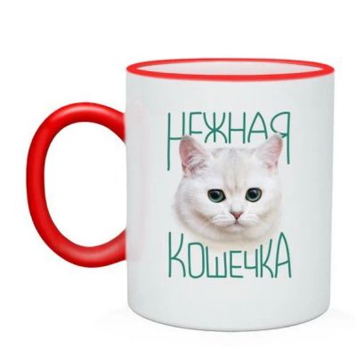 Лот: 4808977. Фото: 1. В подарок для женщины кружка Кошечка. Подарки на 8 марта
