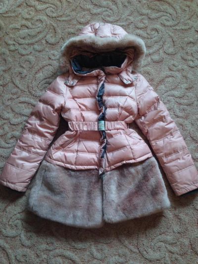 Лот: 10303372. Фото: 1. Пуховое пальто "Borelli" 12Y. Верхняя одежда