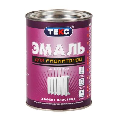 Лот: 4285339. Фото: 1. ТЕКС Эмаль алкидная для радиаторов... Краски, лаки, растворитель