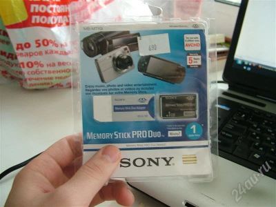 Лот: 234287. Фото: 1. Карта памяти Memory Stick PRO... USB-флеш карты