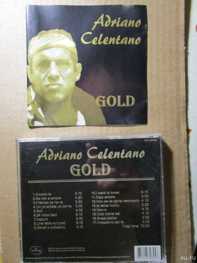 Лот: 17241600. Фото: 1. Adriano Celentano - Gold (1997... Аудиозаписи
