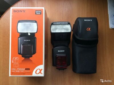 Лот: 12591150. Фото: 1. Вспышка с TTL для Sony Alpha 58. Вспышки, осветители, рассеиватели