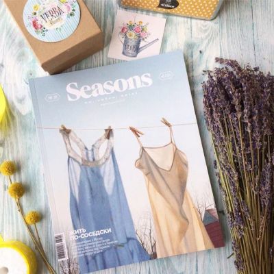 Лот: 9322594. Фото: 1. Журнал Seasons, новый номер :). Красота и мода