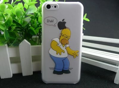 Лот: 5457473. Фото: 1. Прозрачный чехол накладка Simpsons... Чехлы, бамперы
