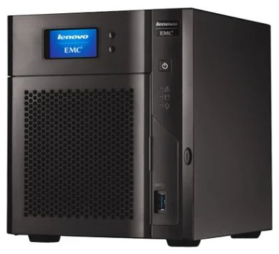Лот: 6813526. Фото: 1. 4-дисковый СХД NAS 8Tb LenovoEMC... СХД