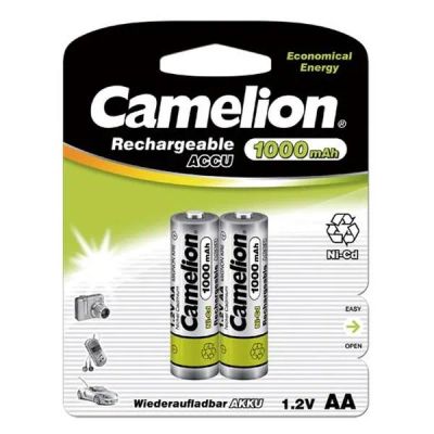 Лот: 24539518. Фото: 1. Аккумуляторы Camelion AA 1000mAh... Батарейки, аккумуляторы, элементы питания