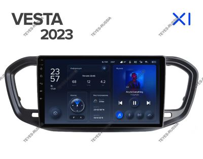Лот: 20759000. Фото: 1. Магнитола Teyes X1 Lada Vesta... Автомагнитолы