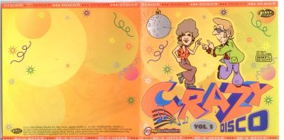 Лот: 4137145. Фото: 1. crazy disco - 70-90s hits (MP3... Аудиозаписи