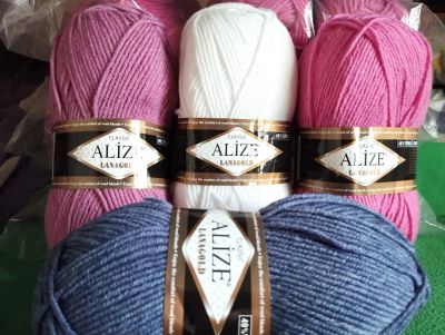 Лот: 23565291. Фото: 1. Пряжа Alize Lana gold classic. Ткани, нитки, пряжа