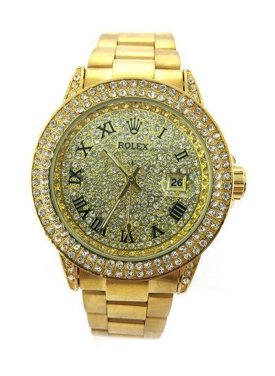 Лот: 6227557. Фото: 1. Часы Rolex Daytona со стразами... Другие наручные часы