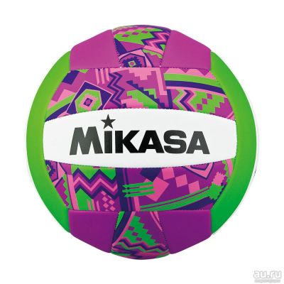 Лот: 12882340. Фото: 1. Мяч для пляжного волейбола MIKASA... Мячи, ракетки, шайбы, клюшки