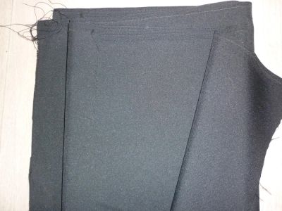 Лот: 3991053. Фото: 1. ткань костюмная отрез серая. Ткани, нитки, пряжа