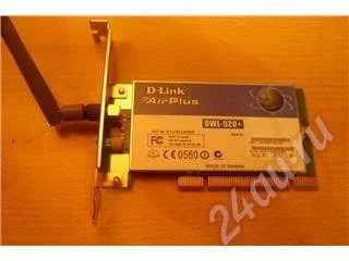 Лот: 359616. Фото: 1. PCI адаптер Wi-Fi D-Link DWL-520... WiFi, Bluetooth адаптеры
