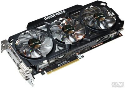 Лот: 7896042. Фото: 1. Видеокарта Gigabite GeForce GTX... Видеокарты