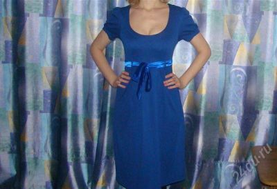 Лот: 571653. Фото: 1. трикотажное платье р-р 42-44. Платья
