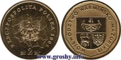 Лот: 5060938. Фото: 1. 2 злотых 2005 Польша, Воеводство... Европа