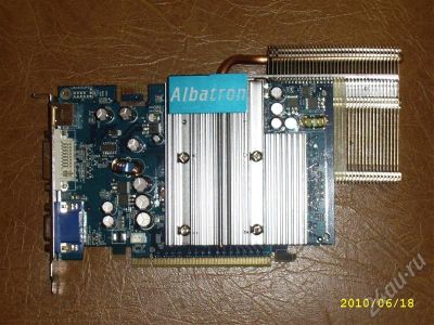 Лот: 415173. Фото: 1. Albatron 7300GT 256mb PCIe. Видеокарты