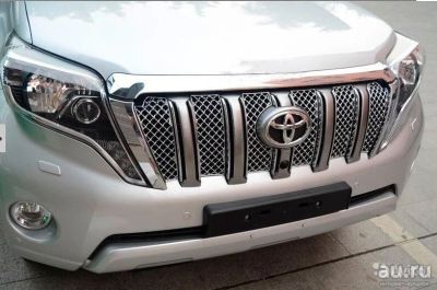 Лот: 13011892. Фото: 1. Хром сетка Toyota Land Cruiser... Детали тюнинга