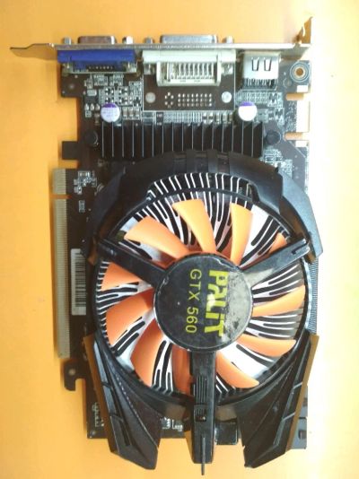 Лот: 15497569. Фото: 1. Видеокарта Palit GTX560 1Gb GDDR5... Видеокарты