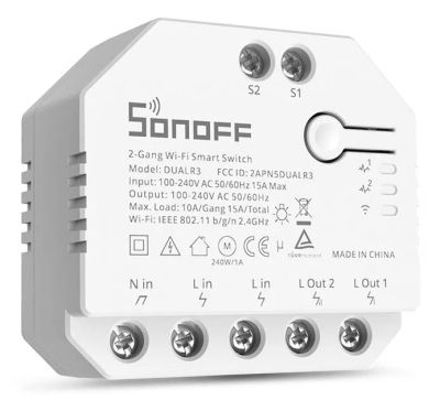 Лот: 21073931. Фото: 1. Умное реле WiFi Sonoff Dual R3... Другое (радиодетали  (электронные компоненты))
