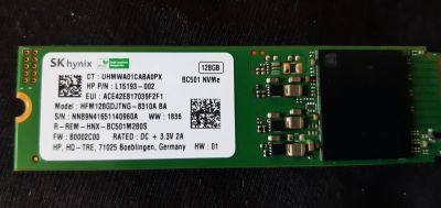 Лот: 20538031. Фото: 1. SSD M.2 Hynix 128 гб M.2 HFM128gdjtng-8310A. SSD-накопители