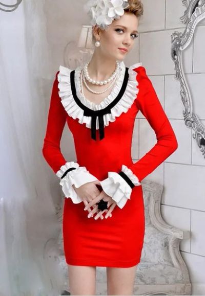 Лот: 3385277. Фото: 1. платье красное новое № 1128. Платья