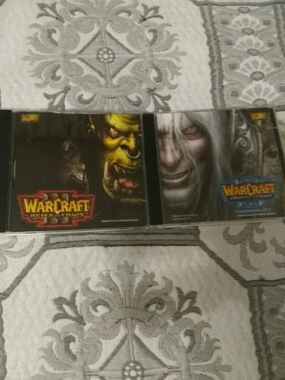Лот: 12619569. Фото: 1. Warcraft 3 лицензионные диски... Игры для ПК