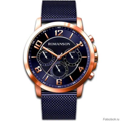 Лот: 21237442. Фото: 1. Romanson TM 8A36F MR(BU) / TM8A36FMRBU. Оригинальные наручные часы